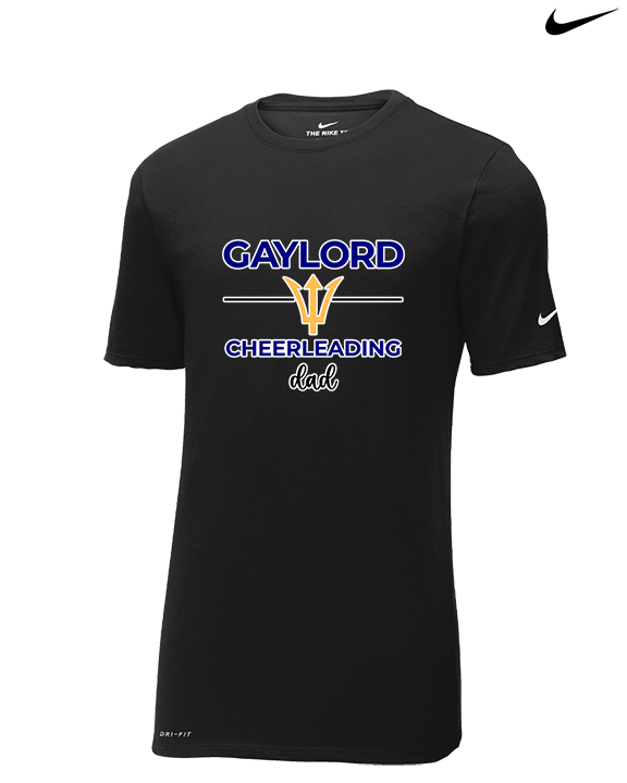 Gaylord HS Cheer New Dad - Mens Nike Cotton Poly Tee