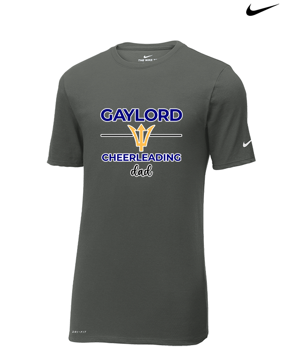 Gaylord HS Cheer New Dad - Mens Nike Cotton Poly Tee