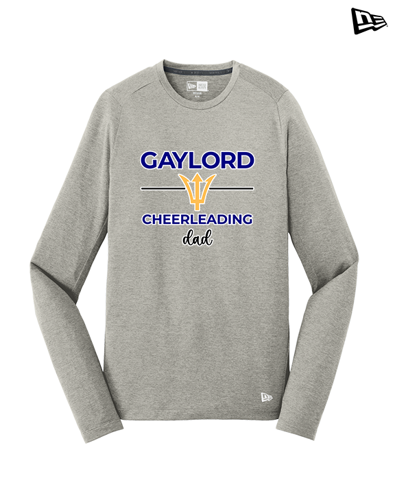 Gaylord HS Cheer New Dad - New Era Performance Long Sleeve