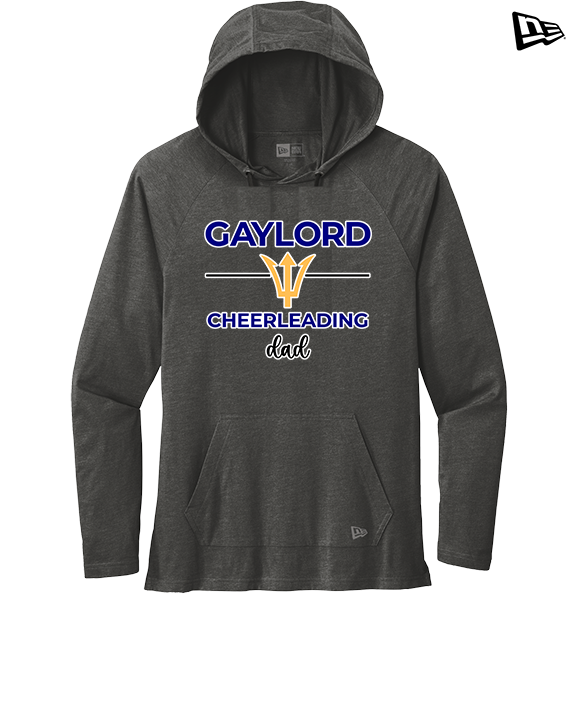 Gaylord HS Cheer New Dad - New Era Tri-Blend Hoodie