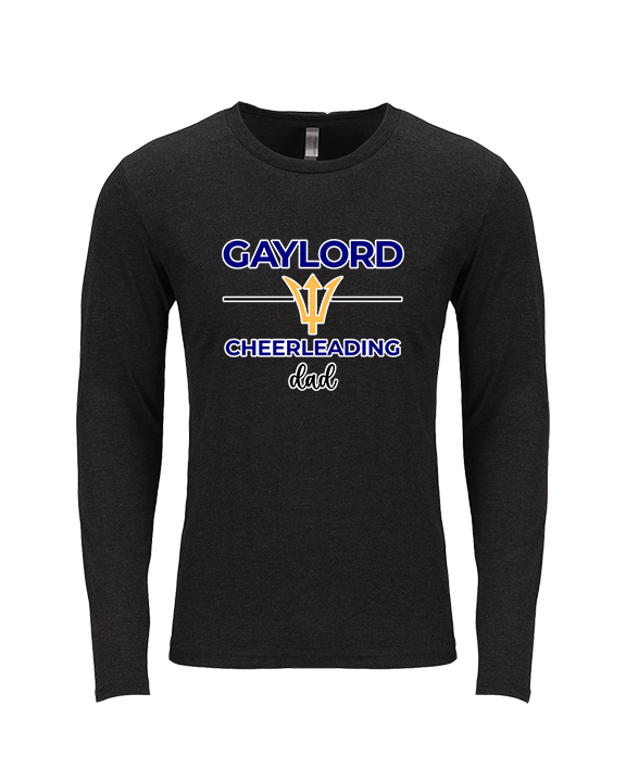 Gaylord HS Cheer New Dad - Tri-Blend Long Sleeve