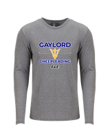 Gaylord HS Cheer New Dad - Tri-Blend Long Sleeve