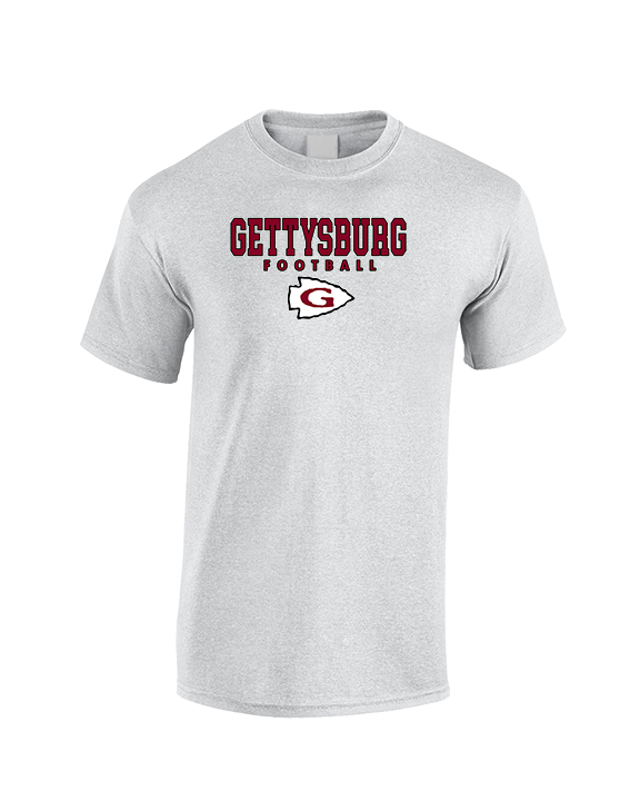 Gettysburg HS Football Block - Cotton T-Shirt