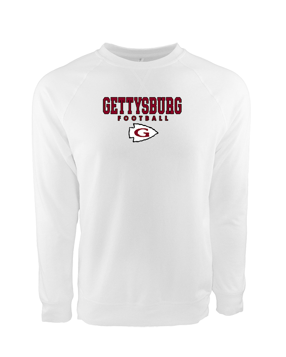 Gettysburg HS Football Block - Crewneck Sweatshirt