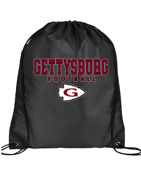 Gettysburg HS Football Block - Drawstring Bag