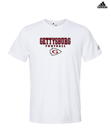 Gettysburg HS Football Block - Mens Adidas Performance Shirt