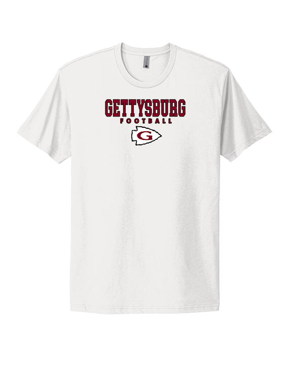 Gettysburg HS Football Block - Mens Select Cotton T-Shirt