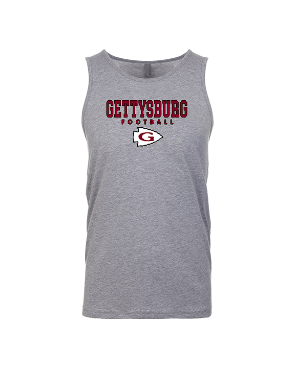 Gettysburg HS Football Block - Tank Top