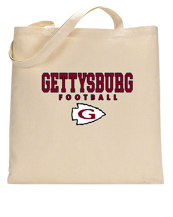 Gettysburg HS Football Block - Tote