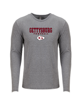Gettysburg HS Football Block - Tri-Blend Long Sleeve