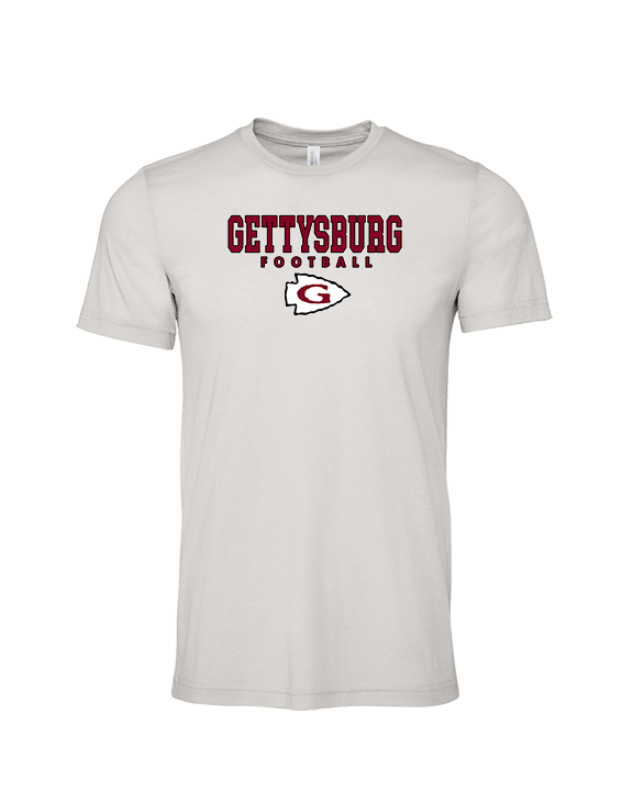 Gettysburg HS Football Block - Tri-Blend Shirt