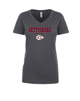 Gettysburg HS Football Block - Womens V-Neck