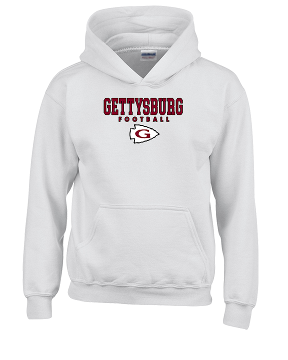 Gettysburg HS Football Block - Youth Hoodie
