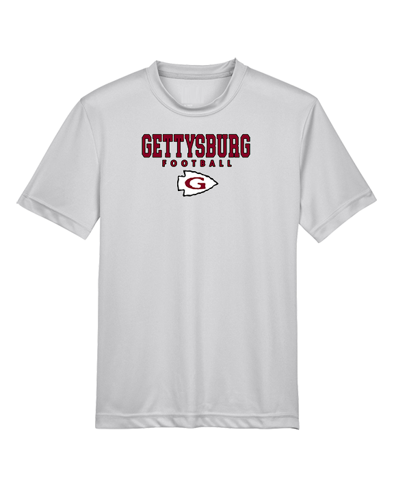 Gettysburg HS Football Block - Youth Performance Shirt