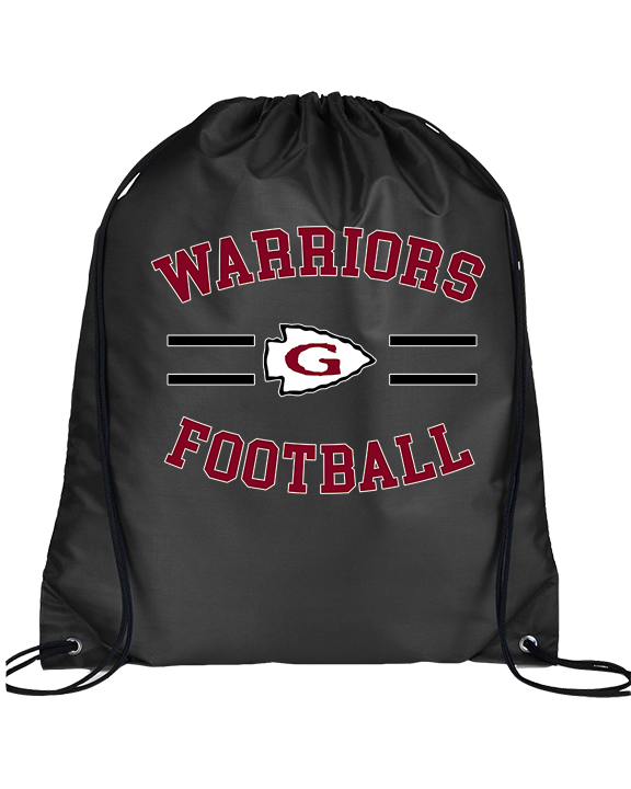Gettysburg HS Football Curve - Drawstring Bag