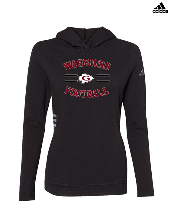 Gettysburg HS Football Curve - Womens Adidas Hoodie