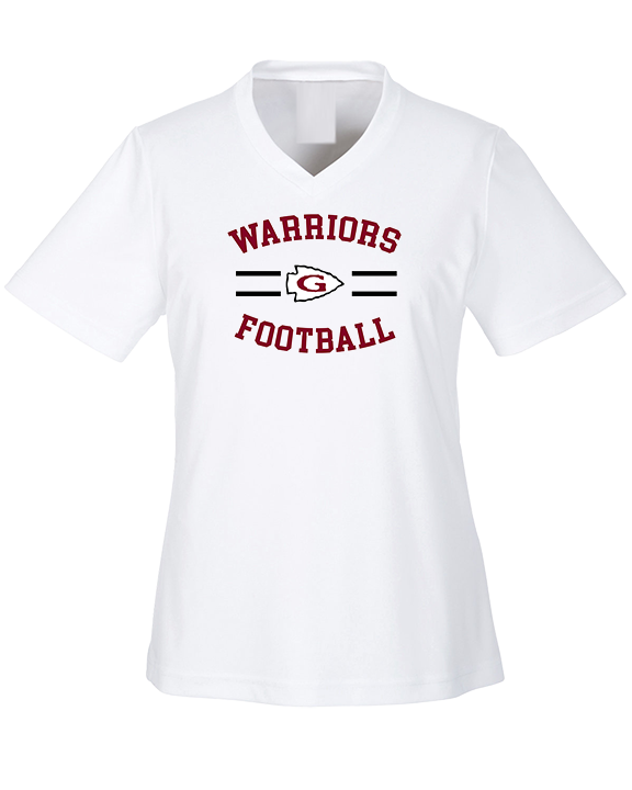 Gettysburg HS Football Curve - Womens Performance Shirt
