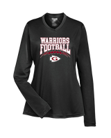 Gettysburg HS Football Football - Womens Performance Longsleeve