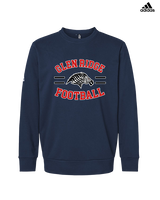 Glen Ridge HS Football Curve - Mens Adidas Crewneck
