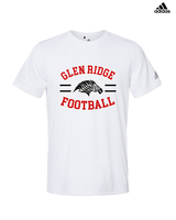 Glen Ridge HS Football Curve - Mens Adidas Performance Shirt