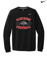 Glen Ridge HS Football Curve - Mens Nike Crewneck