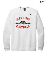 Glen Ridge HS Football Curve - Mens Nike Crewneck