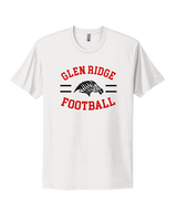 Glen Ridge HS Football Curve - Mens Select Cotton T-Shirt