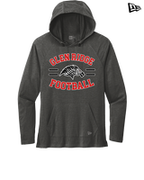 Glen Ridge HS Football Curve - New Era Tri-Blend Hoodie