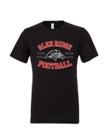 Glen Ridge HS Football Curve - Tri-Blend Shirt