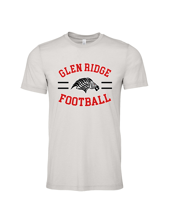 Glen Ridge HS Football Curve - Tri-Blend Shirt