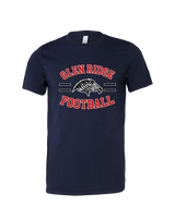 Glen Ridge HS Football Curve - Tri-Blend Shirt