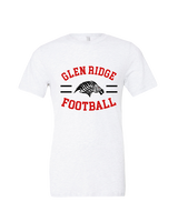 Glen Ridge HS Football Curve - Tri-Blend Shirt