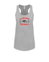Glen Ridge HS Football Curve - Womens Tank Top