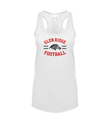 Glen Ridge HS Football Curve - Womens Tank Top