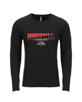 Glen Ridge HS Football Cut - Tri-Blend Long Sleeve