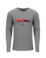 Glen Ridge HS Football Cut - Tri-Blend Long Sleeve