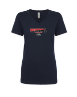 Glen Ridge HS Football Cut - Womens Vneck