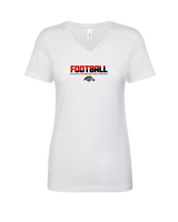 Glen Ridge HS Football Cut - Womens Vneck