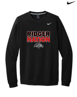 Glen Ridge HS Football Nation - Mens Nike Crewneck
