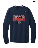 Glen Ridge HS Football Nation - Mens Nike Crewneck