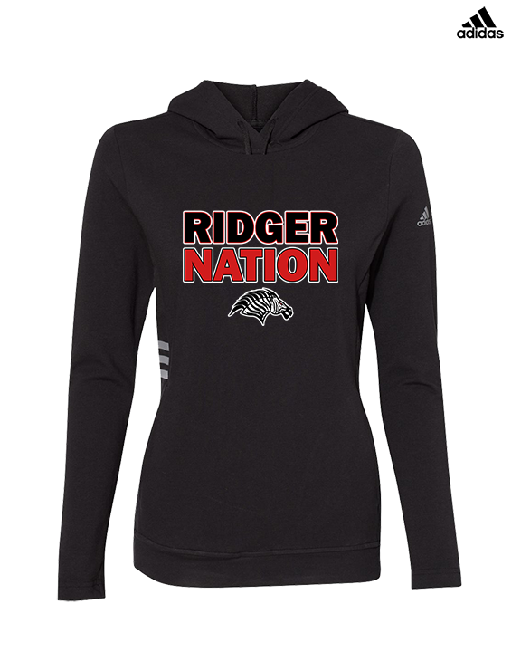 Glen Ridge HS Football Nation - Womens Adidas Hoodie