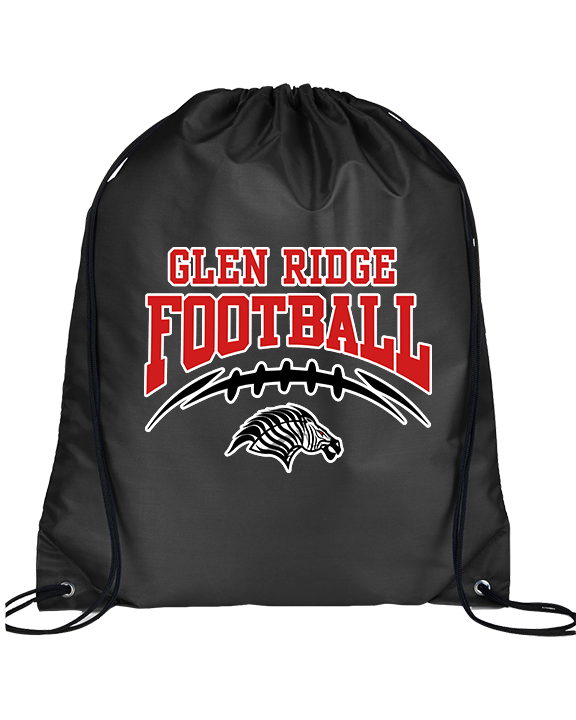 Glen Ridge HS Football School Football - Drawstring Bag