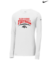 Glen Ridge HS Football School Football - Mens Nike Longsleeve
