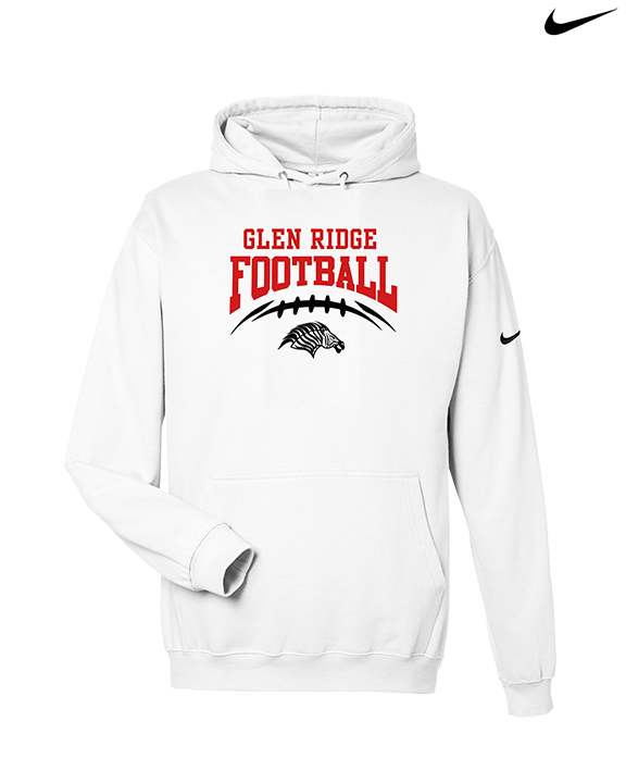 Glen Ridge HS Football School Football - Nike Club Fleece Hoodie
