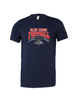 Glen Ridge HS Football School Football - Tri-Blend Shirt