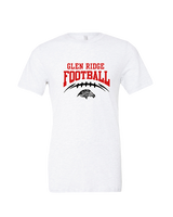 Glen Ridge HS Football School Football - Tri-Blend Shirt