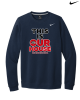 Glen Ridge HS Football TIOH - Mens Nike Crewneck