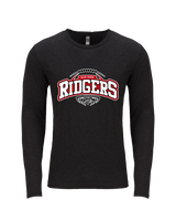 Glen Ridge HS Football Toss - Tri-Blend Long Sleeve