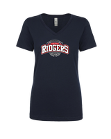 Glen Ridge HS Football Toss - Womens Vneck