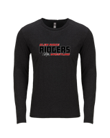 Glen Ridge HS Wrestling Bold - Tri-Blend Long Sleeve